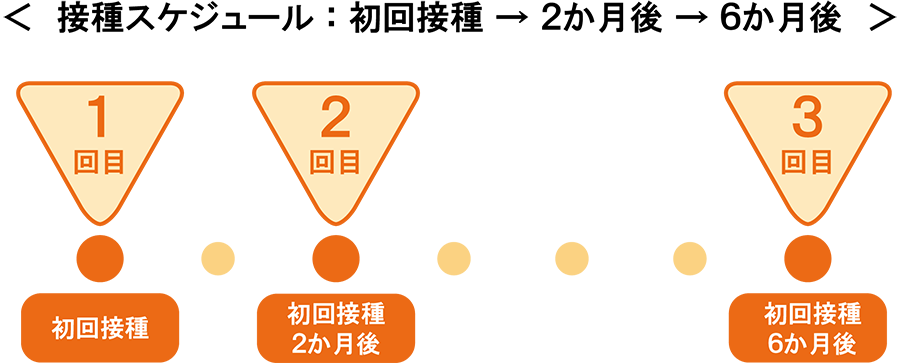 接種の流れ